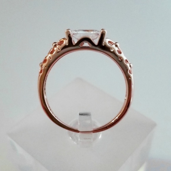 18k Rose Gold Horizontal Filigree Band - Picture 4 of 8